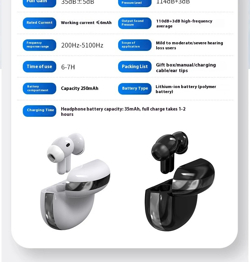 16-channel Rechargeable Bluetooth Hearing Aid Portable Professional Sound Amplif