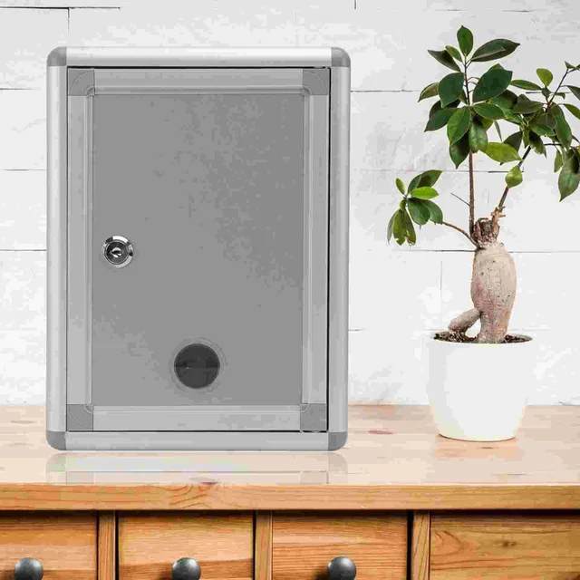 Kreatív Javaslat Doboz Retro Dekoráció Ki A Ajtó Kis Postafiók Alumínium Ötvözet Fém - Image 6