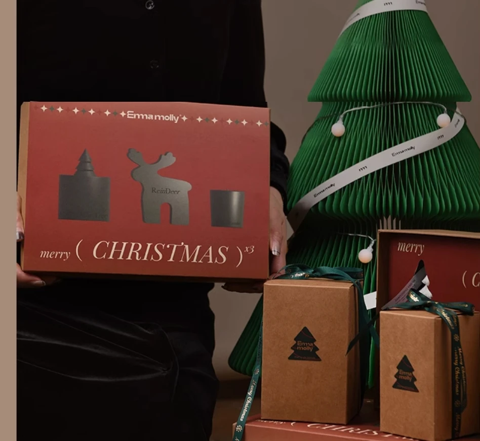 Christmas Tree Aromatherapy Candle Gift Box Creative Limited Birthday Gift Premium Girl Ornament Christmas