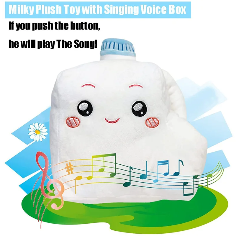 Plush Toy Milky with Singing Voice Box Soft Stuffed for Friends and Fans child Birthday Present |