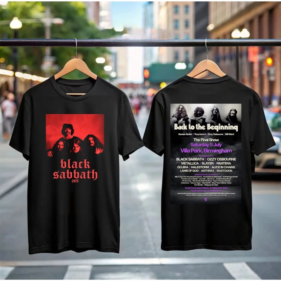 Black Sabbath and Ozzy Osbourne Back To The Beginning Merch Event