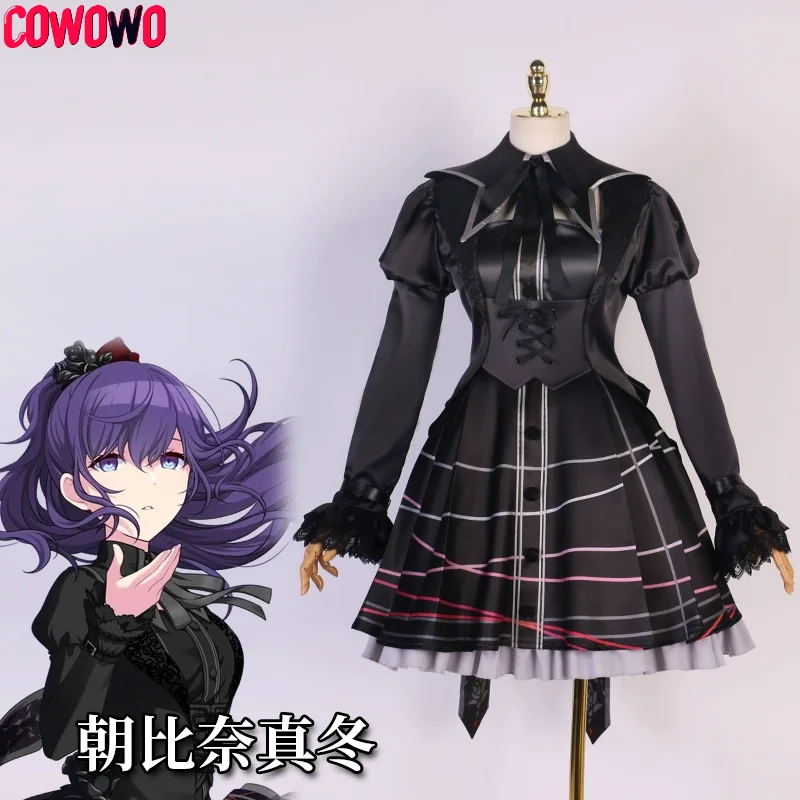 

COWOWO Pjsk Asahina Mafuyu Dress Cosplay Costume Cos Game Anime Party Uniform Hallowen Play Role Clothes Clothing New