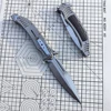 Folding Knife VG10 Blade TC4 Titanium Alloy Handle Gasket Camping Outdoor Survival Tactics Hunting Knife EDC Defense Tool 2