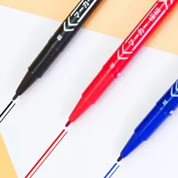 3 Pcs/Set CD-R DVD-R Media Disc Double Head Marker Pen Writing Student marker Pen School office Stationery Supplies 1