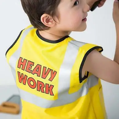 Kids Party Game Gift Construction Worker Cosplay Costumes Hat Kit Role Play Toy Set Career Costumes Heavy Worker Dress Up