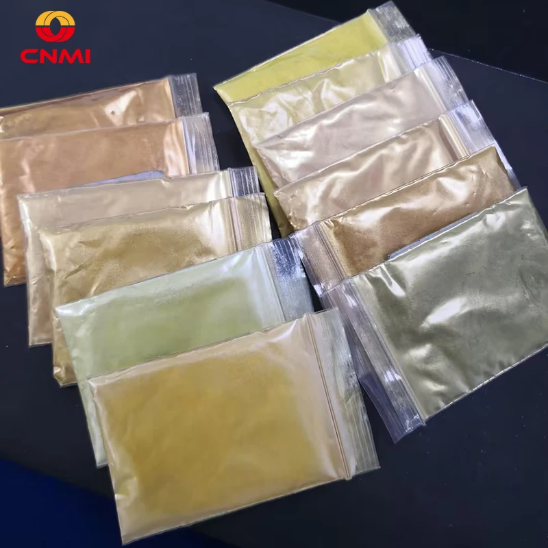100g Royal Gold Mica Powder Pearlescent Pigment Resin Colorant Skin Safe for DIY Soap Epoxy Resin Candle Nail Makeup Crafts Dye