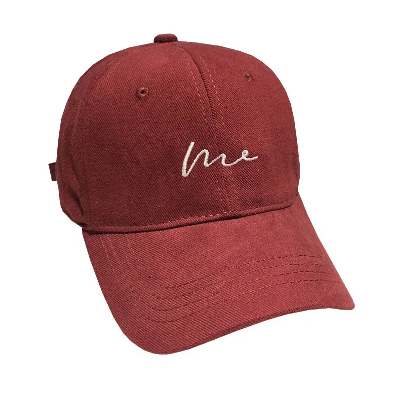 Outdoor Sports Wavy Baseball Cap Women's Autumn and Winter Wool Material Warm Street Study Couple's Face Covered Curved Brim Hat