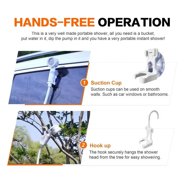 Portable Rechargeable Outdoor Shower 5