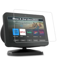 2PCS For Amazon Echo Show 8 3rd Gen 2023 Tempered Glass Screen Protector For Echo Show 8 2nd Gen 9H Anti-Scratch Protective Film 2