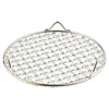 Round Barbecue BBQ Grill Net Meshes Racks Grid Round Grate Steam Net 304 Stainless Steel Wire Oven Grill Sheet