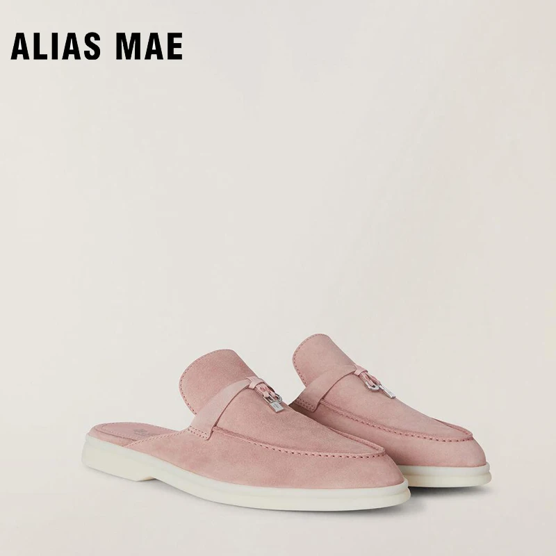 

ALIAS MAE Leisure Luxury 2023 Women's Slippers Senior Designer Luxury Brand Summer Handmade Lefu Shoes
