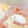 Baby Nail Trimmer Electric Rechargeable Clippers 6 in 1 Low Noise Safe Care Ergonomic Grip Toddler Toes Fingernails Polish Trim 3
