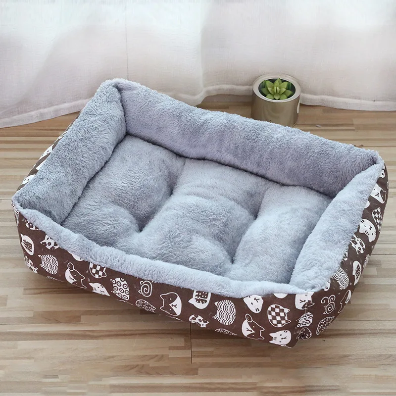 Pet Kennel Rectangular Kennel Thickened Warm Pad Large Dog Golden Retriever Small Kennel Into 2022 Hot Sellings Cat Kitten Nest