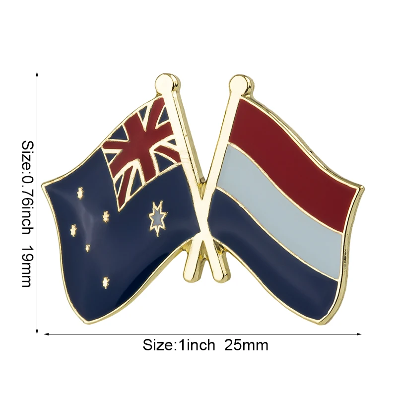 Australian Flag Badge Brooch - National Lapel Pin