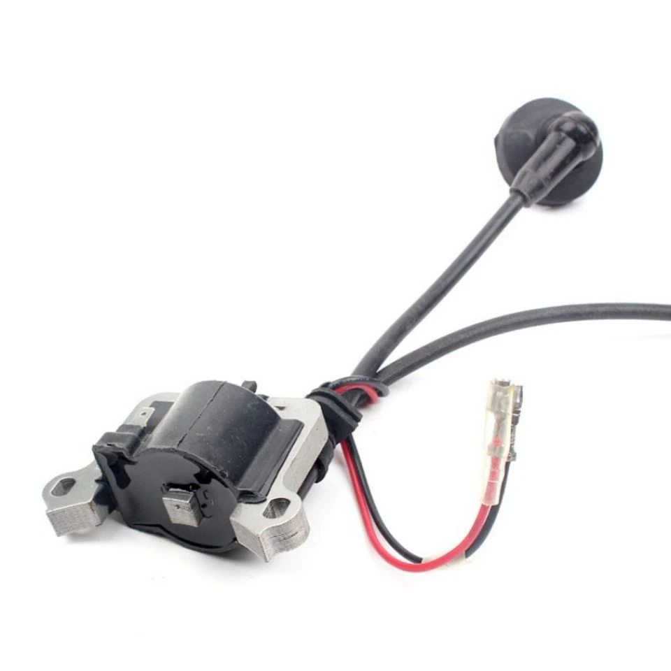 Ignition Coil Switch For 43cc 52cc CG430 CG520 Brush Cutter Grass Trimmer  Engine Motor 40-5a 40 5 44 5 ignition coil fit for 43cc 52cc cg430 cg520 lawn mower brush cutter grass trimmer repair garden tools