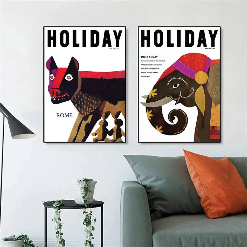 Abstract Mann Miller Canvas Painting Woodstock Sailing Travel California Wall Art Bauhaus Poster E Stampe Wall Art Pictures