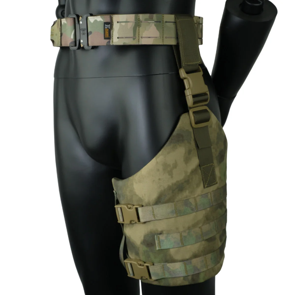 Taktische Gürtel Drop Leg Plattform Molle Oberschenkel Panel Hängen Bord Montage Platte Jagd – Detail 9