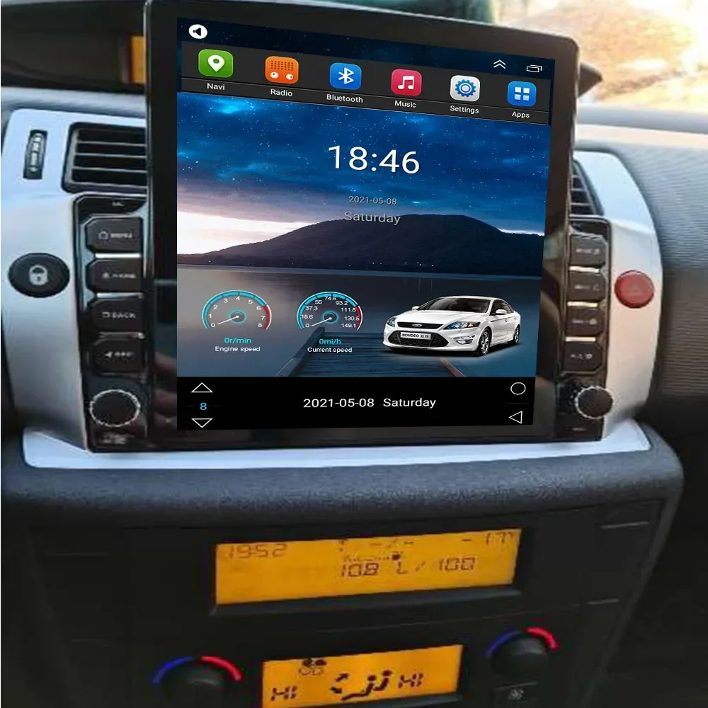 Per Autoradio Tesla Style Android13 Per Citroen C4 C-Triomphe C-Quatre 2004-2011 C4 Pallas Lettore Video Multimediale Gps Stereo