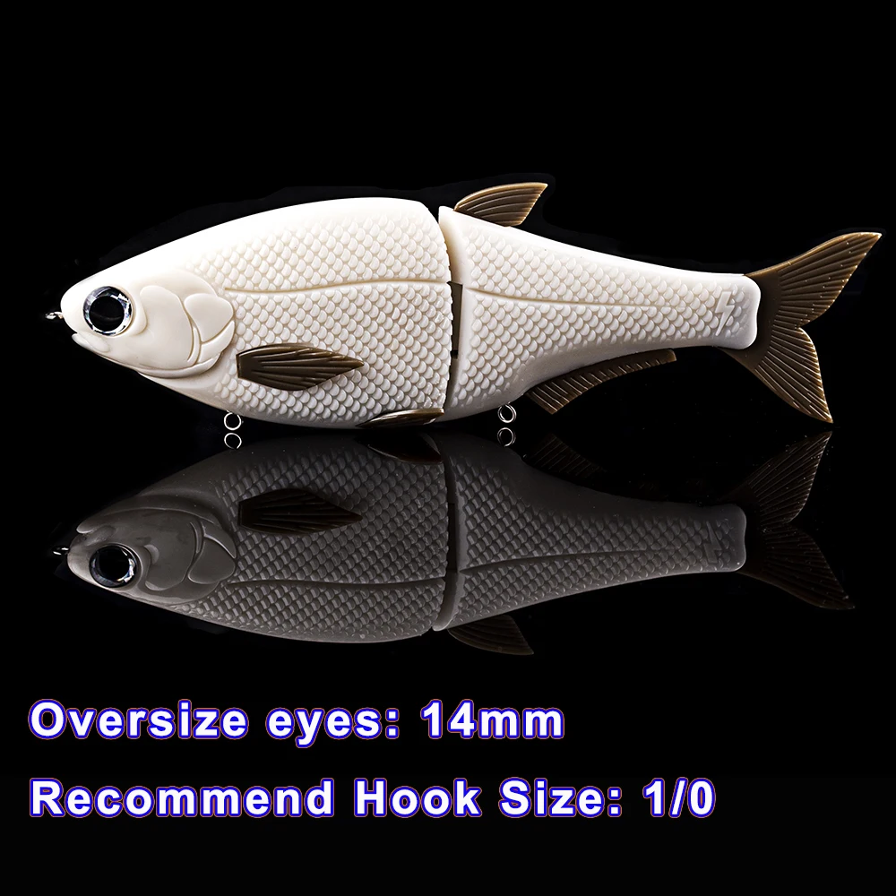 1Pcs Chan's Huang Big Game Glide Bass Fishing Lures 23cm 133g Slow Sink Unpainted Blank Swimbait Fishing Tackle for DIY fishing lure