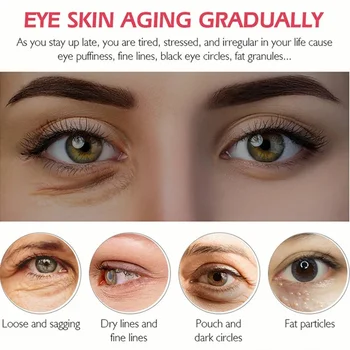 7 Days Anti-Wrinkle Eye Cream Fade Fine Lines Anti Dark Circles Serum Remove Eye Bags Puffiness Anti-Aging Eye Skin Care Product - Thumbnail 4