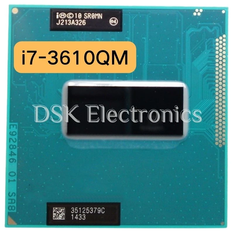 Intel Core i7-3610QM i7 3610QM SR0MN 2,3 GHz-3,3 GHz CPU de cuatro ...