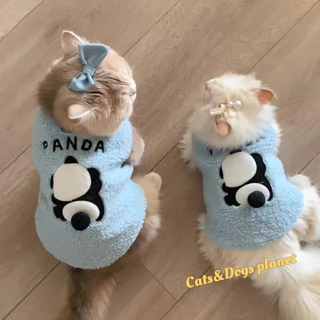 Cute Cat Sweater Soft Cozy Costume Winter Warm Pet Clothes for Cats Katten Sphynx Pullover Sweater Clothing Gatos Small Dogs 2