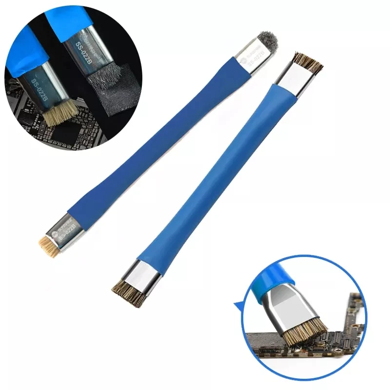 

Double Head Anti-Static ESD Safe Hard Brush For Phone Motherboard Circuit Board Cleaner Computer Keyboard Cleaning Tools