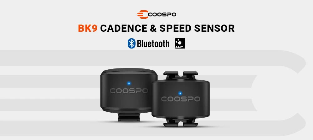 COOSPO BK9 Fahrradgeschwindigkeits- und Trittfrequenzsensor Bluetooth5.0 ANT Fahrradverfolgung IP67 für Rouvy/Zwift/Peloton/Wahoo/GPS-Fahrradcomputer – Detail 1