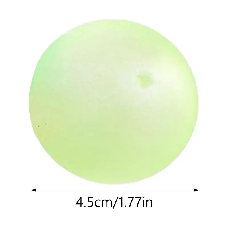 Glow In The Dark Balls Bouncy Light Up Sticky Squeeze Balls Portable Soft Fidget Toys for Ceiling Wall Kids Entertainment