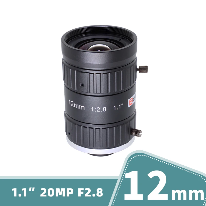 ZLKC 1,1 Zoll hoch auflösendes 25mm c Mount Objektiv 20mp fester Fokus f2.5 manuelle Iris Makro fa Bild verarbeitung Kameras mit geringer Verzerrung – Detail 2