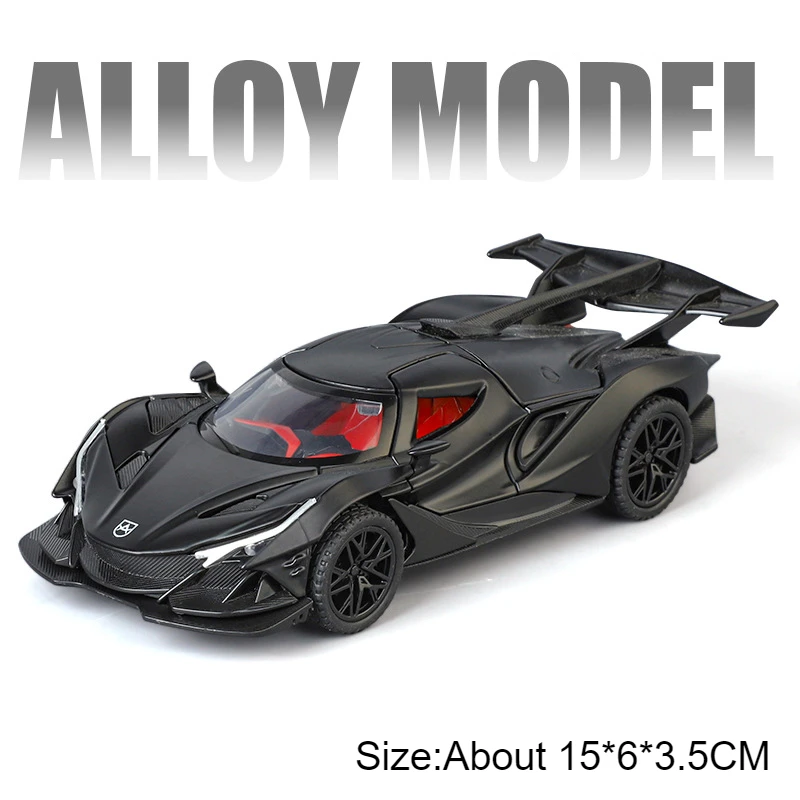 1:32 Apollo IE EVO Diecast Racing Car Toy with Music and Lights