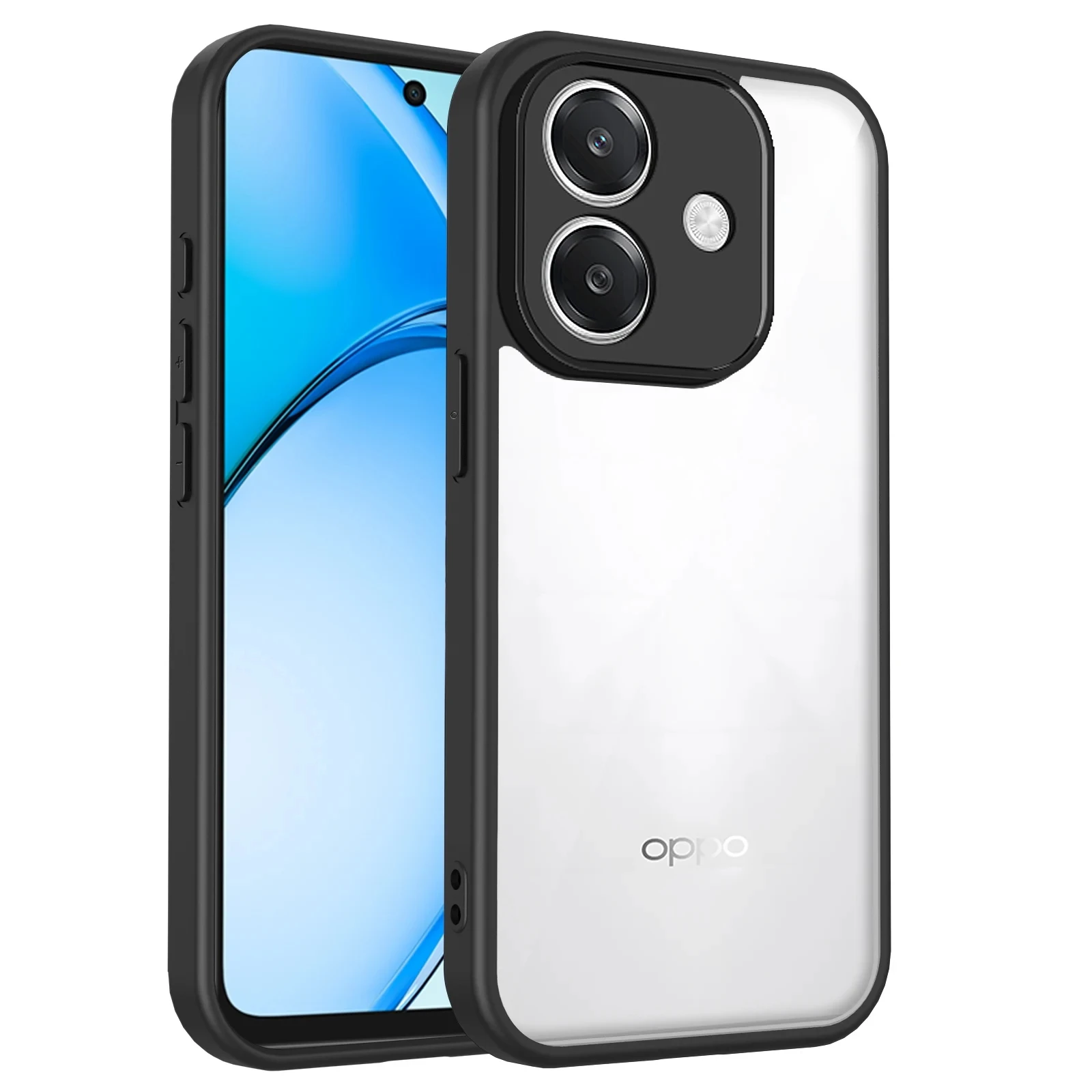 Shockproof Silicon Bumper Clear Matte Back Cover Case