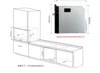 90cm mini sizekitchen double wall electric built in built-in microwave stove and ovens for home 3