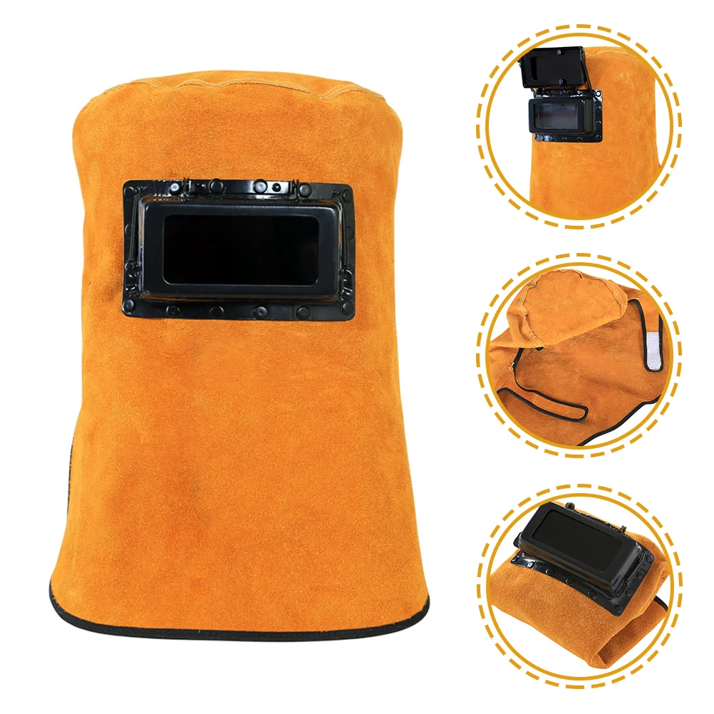 

Welding Mask Protector Cover Welder Working Hat Hood Heat Insulation Guard