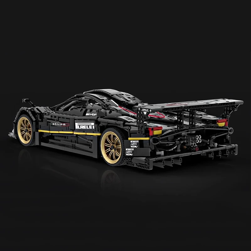 New 220907 Technical MOC PaganiR Zonda R Scale 1:8 Model Building Blocks Bricks Puzzle Toy For Adult Birthday Boys Gifts