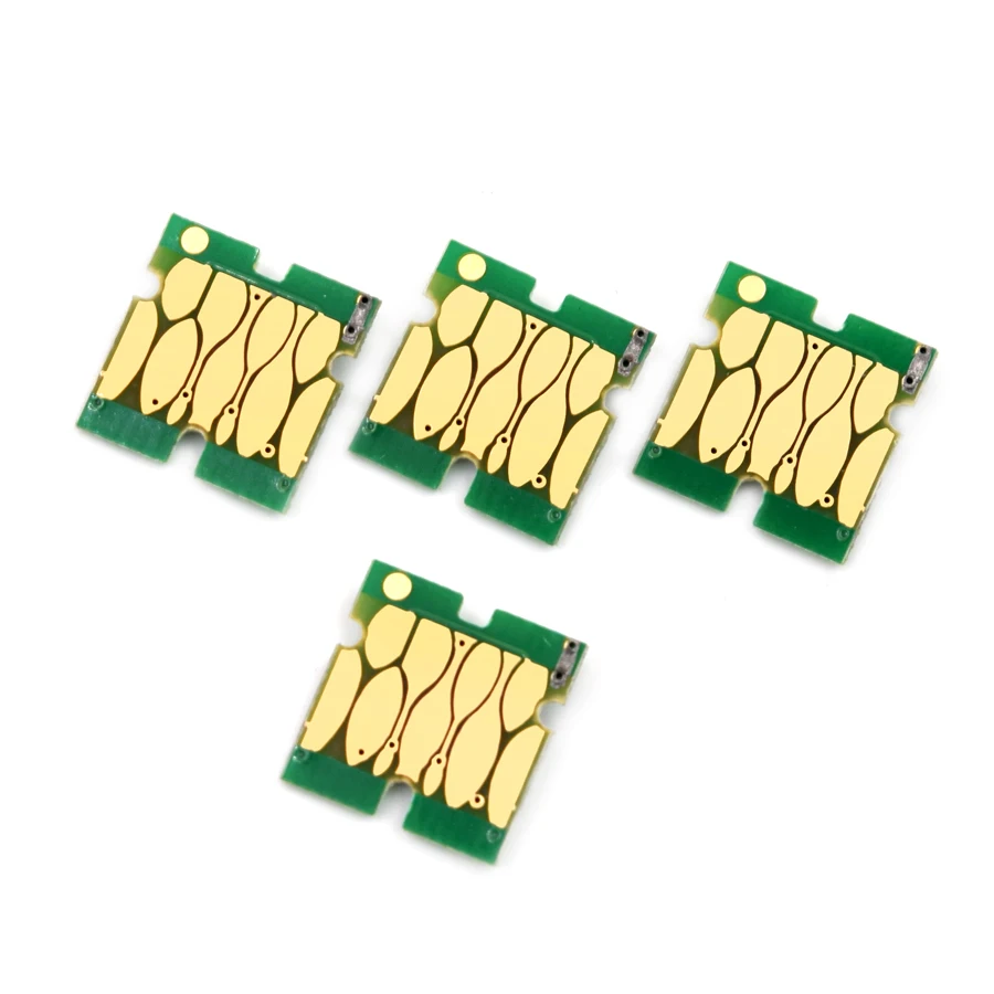 

4 шт., автомобильный чип для картриджа Epson WF3621 WF3641 WF7111 WF7211 WF7611 WF7621 WF7711 WF7721
