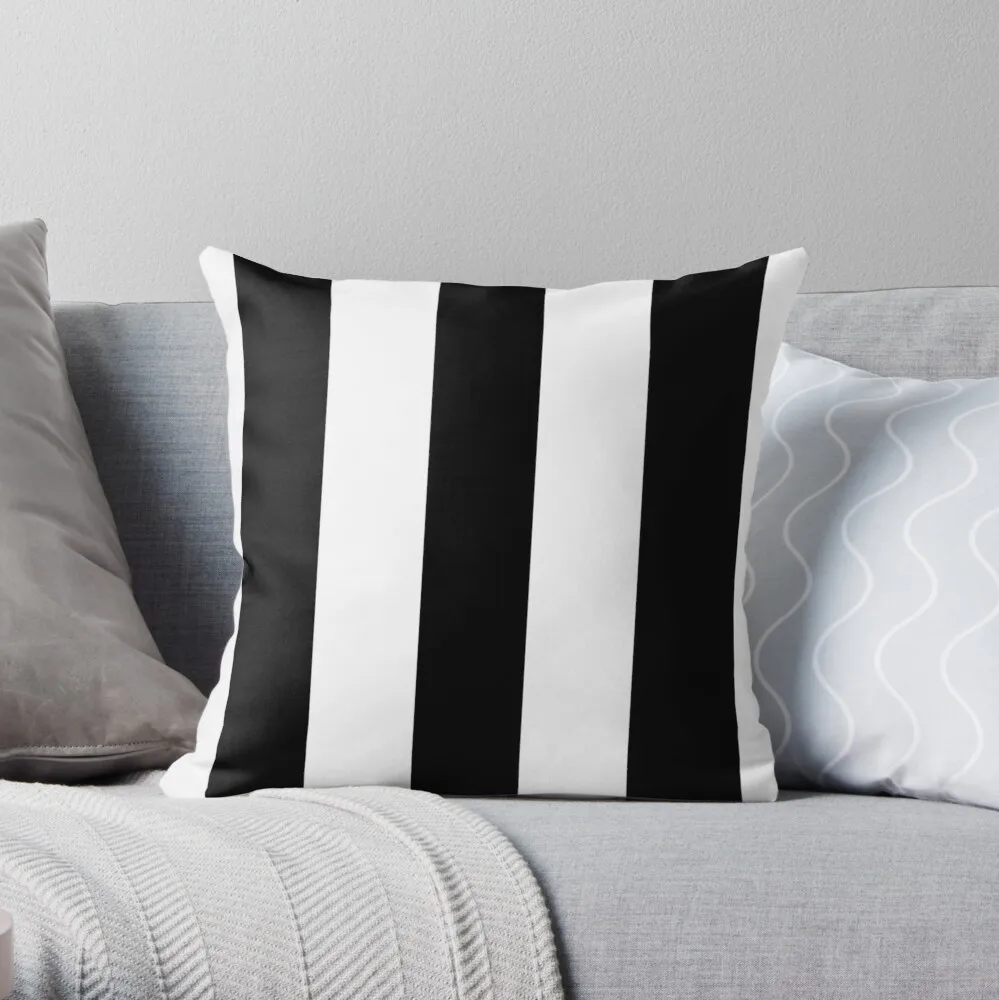 Black And White Stripes Throw Pillow Decorative Cushions