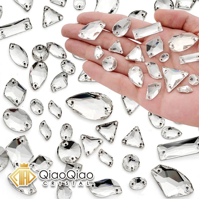 QIAOCrystalClearAAAAAQualityGlitterSewingFlatbackRhinestonesSewOnStonesGlassForDressesJewelryGemsForClothes-AliExpress15
