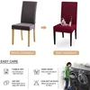 Waterproof Elastic Chair Cover for Dining Room Kitchen Wedding Hotel Banquet Restaurant Anti-dirty Seat Cover Housse De Chaise 4