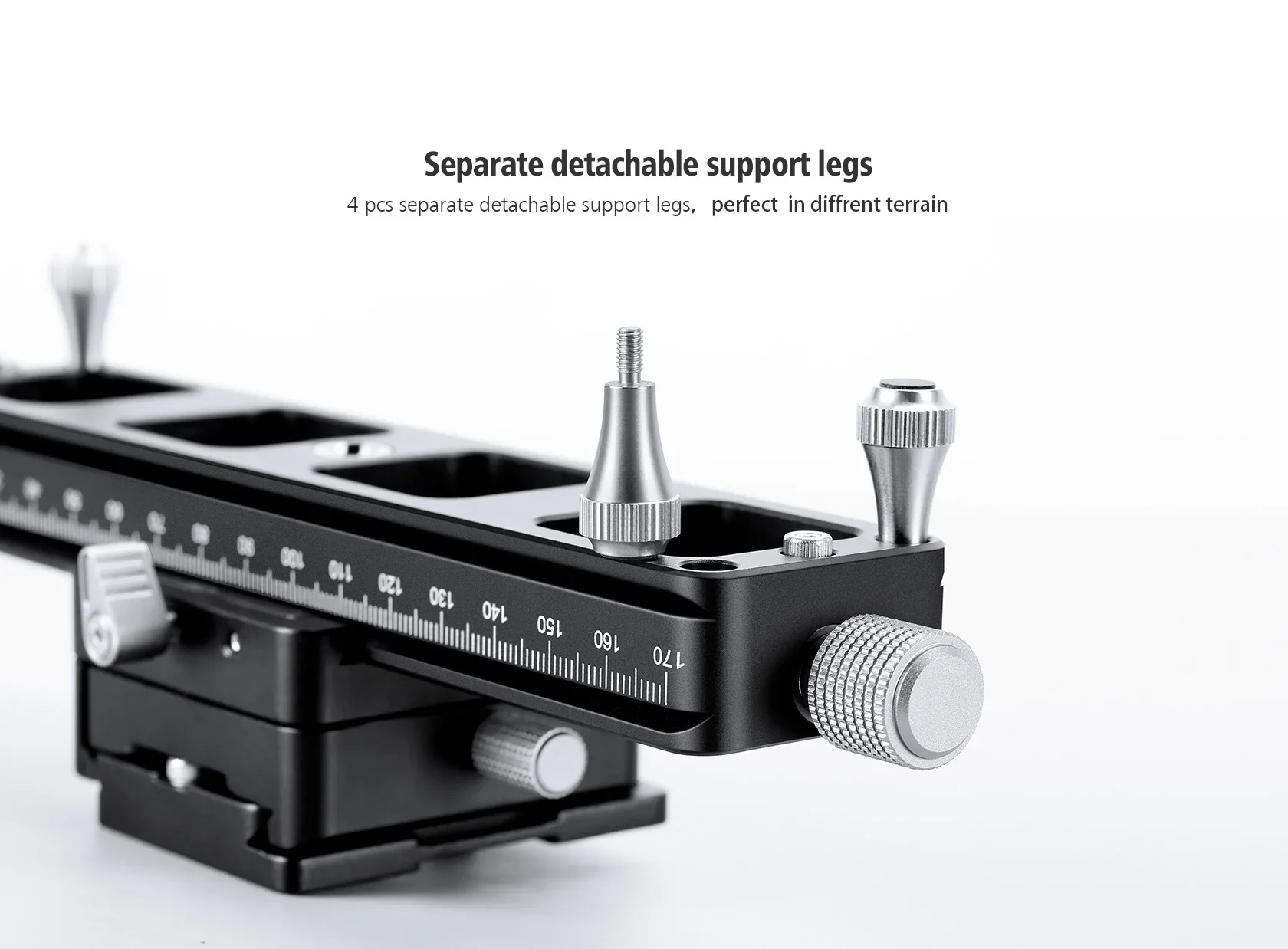 Leofoto MP 180S Macro Focusing Rail Photography Camera Rail Slider Video Record Track Desktop Shooting 1/4 Screw for DSLR Camera camera track slider