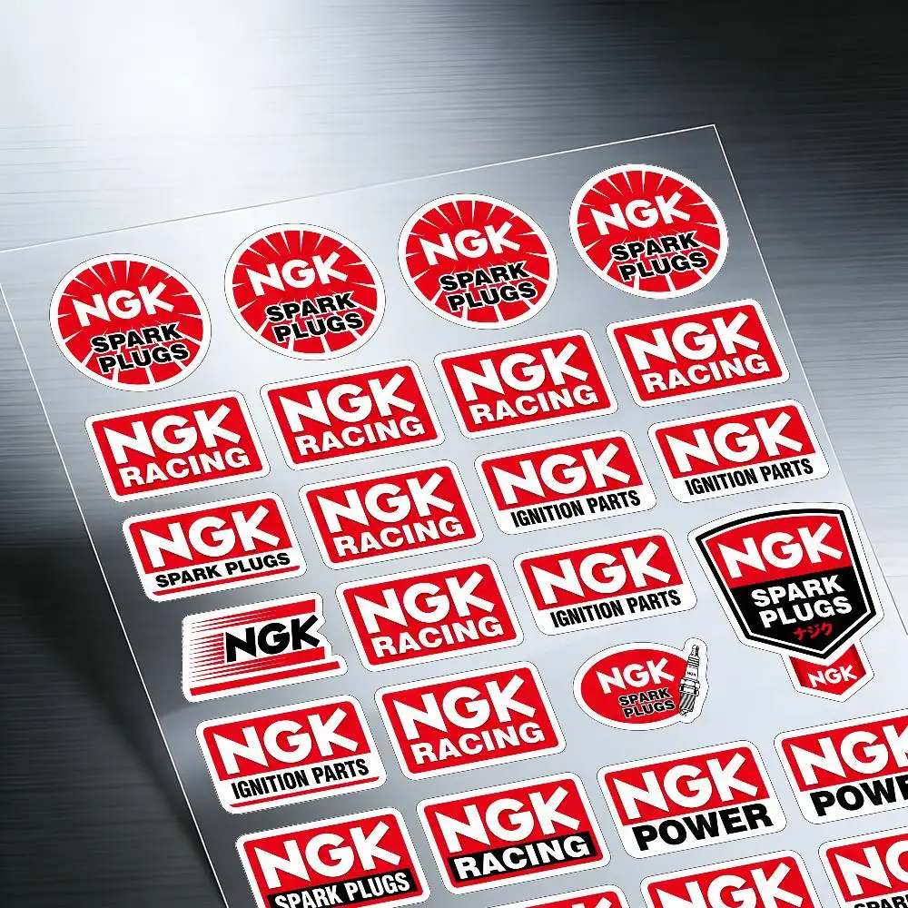 NGK 방수 반사 오토바이 스티커, 오토바이 및 자동차용 쉽게 떼어낼 수 있는 데칼