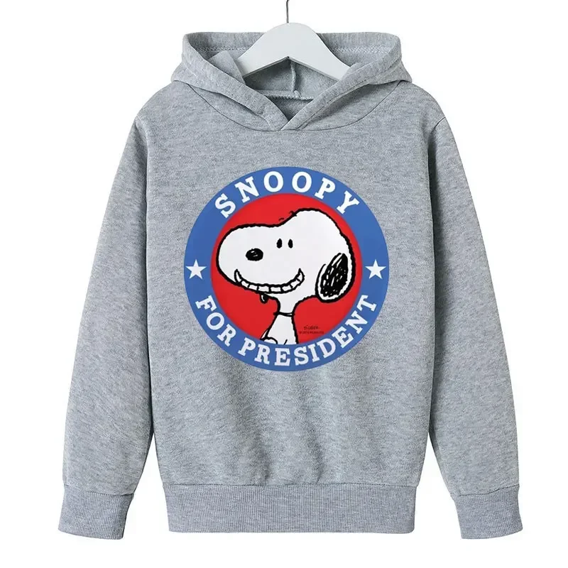 thumbnail image 1 of Sudadera con capucha para niños y niñas, de Snoopy, de dibujos animados blancos, de anime, 2024, 1 of 5