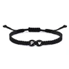 96260-ed711d.jpg 26 lettres initiales coeur Bracelets à la main réglable A-Z nom tressé Bracelets pour femmes hommes amitié bijoux