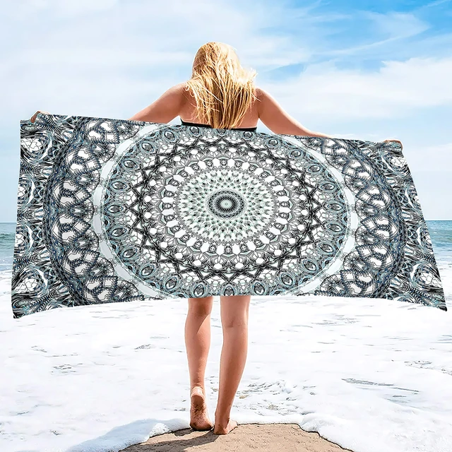 Oversized Soft Beach Towel ,Flowers Extra Large Big Pool Swim Travel Towels  Blanket Super Quick Dry Bath For Women - AliExpress