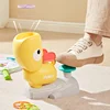 Outdoor Flying Air Disc Launcher Toys for Kids Disc Flying Game Toddlers Outside Sports Chasing Summer Backyard Family Toys