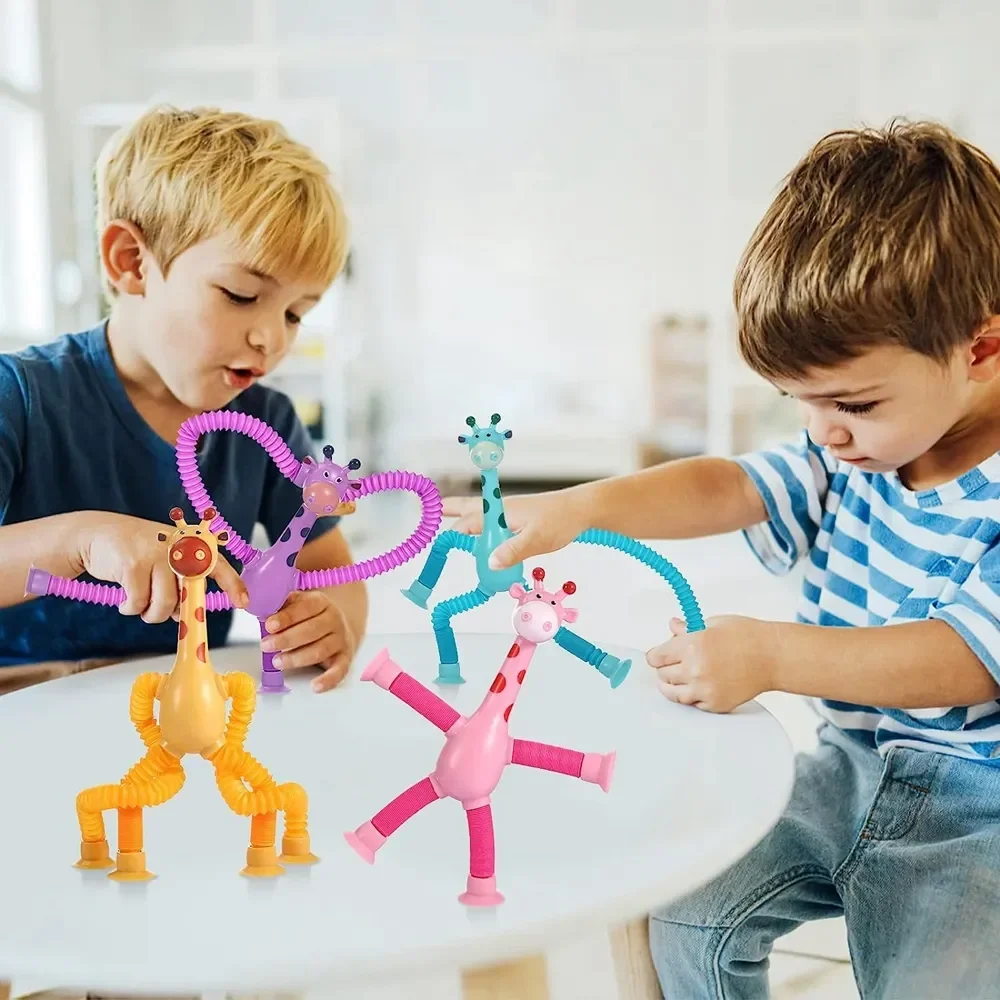 Giraffe Pop Tubes Fidget Toy 2