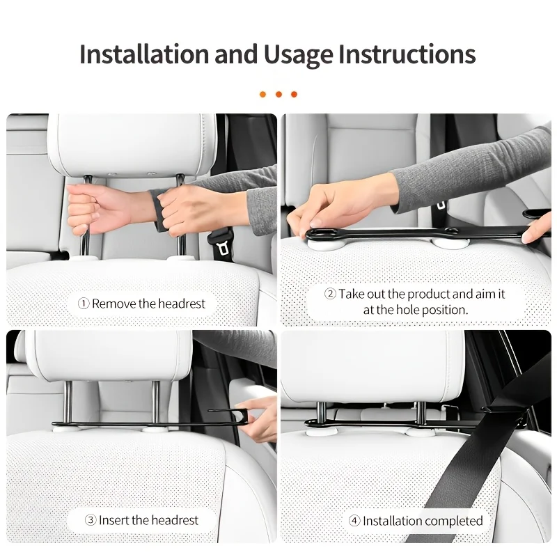 Supporto Guida Cintura di Sicurezza per Interni Auto, Funzionamento Senza Sforzo con Fissaggio Stabile, Accessorio Affidabile per la Sicurezza alla Guida - Image 5