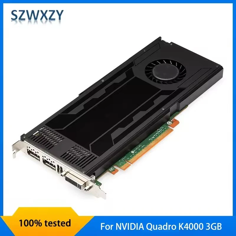 オリジナルのnvidia quadro K4000グラフィックカード,4k,3GB,100