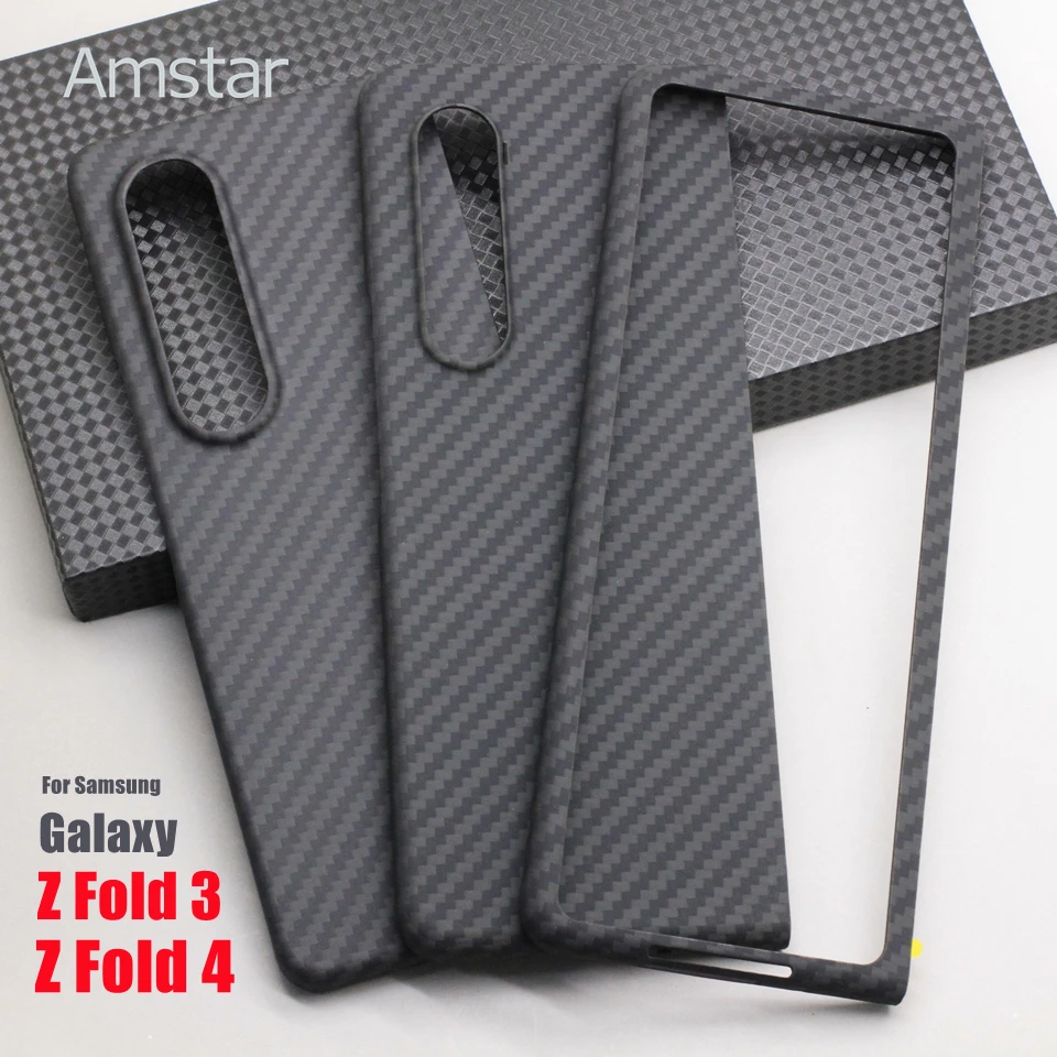 

Чехол Amstar из углеродного волокна для телефона Samsung Galaxy Z Fold 4 3 Premium из арамидного волокна, ультратонкий складной чехол Z Fold 4 3