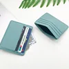 1Pc Pu Leather ID Card Holder Candy Color Bank Credit Card Box Multi Slot Slim Card Case Wallet Women Men Business Card Cover 1